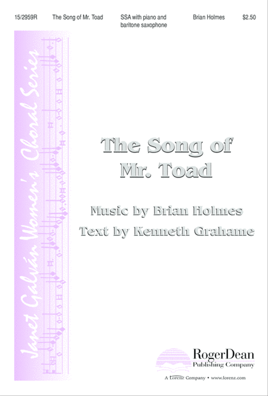 The Song of Mr. Toad The Song of Mr. Toad SSA scores gallery preview page 2