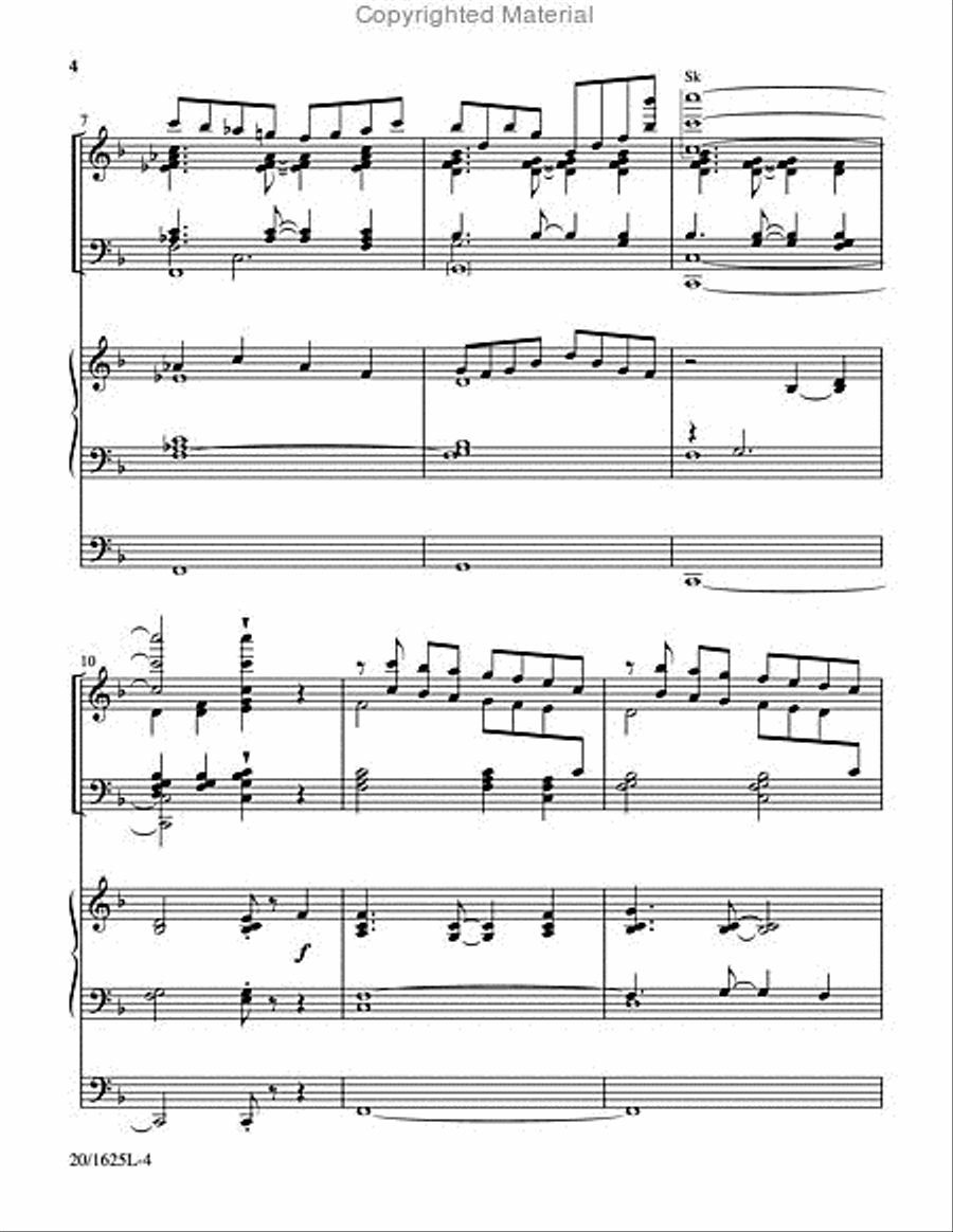 Ring in Exaltation! - Organ/Handbell Score 5-Octaves scores gallery preview page 3