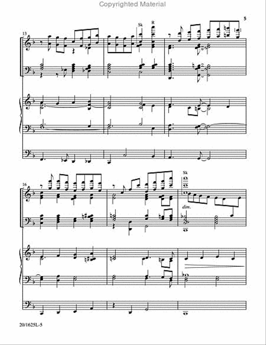 Ring in Exaltation! - Organ/Handbell Score 5-Octaves scores gallery preview page 4