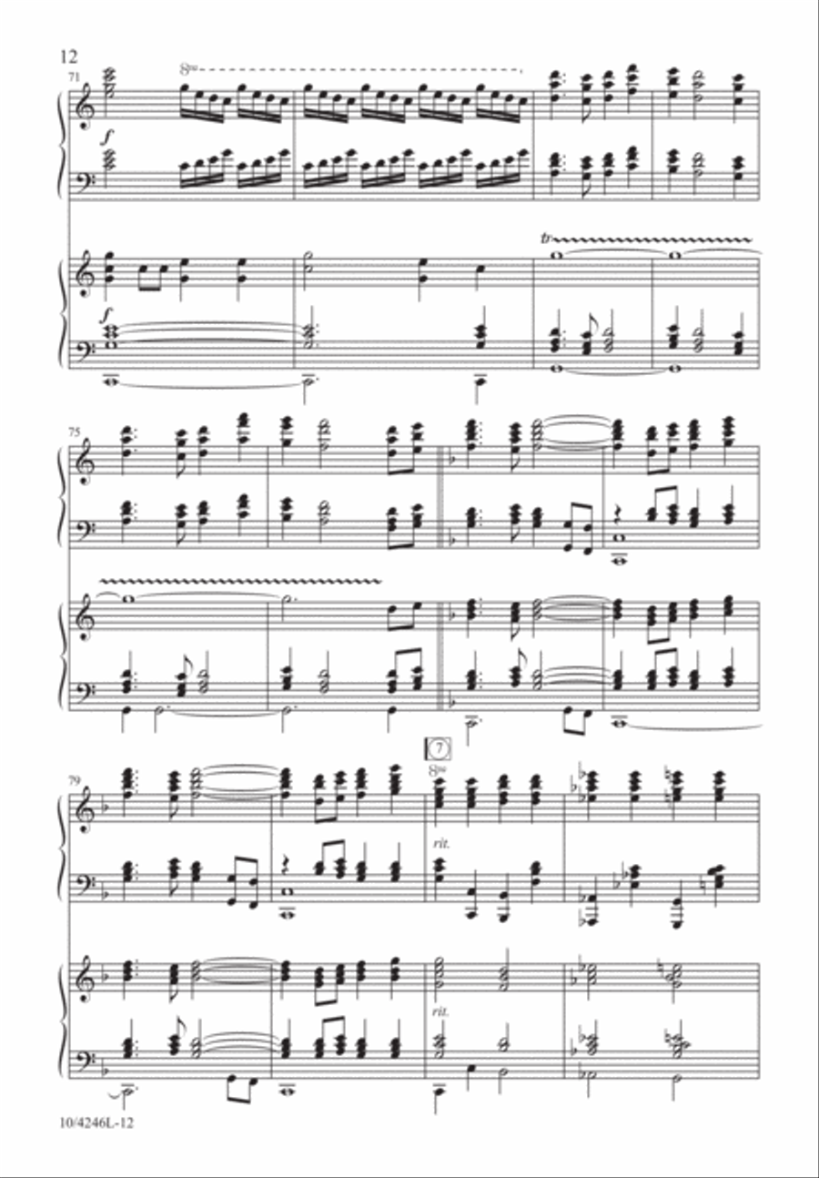 Come, Glory in His Name Come, Glory in His Name 4-Part scores gallery preview page 13