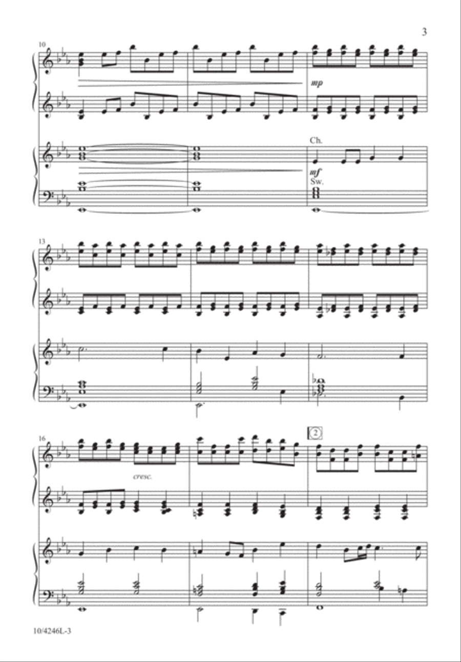 Come, Glory in His Name Come, Glory in His Name 4-Part scores gallery preview page 4