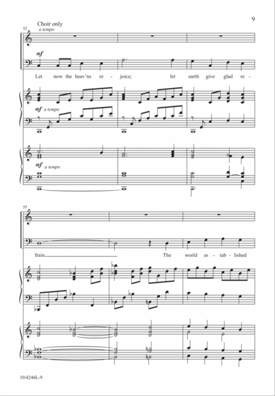 Come, Glory in His Name Come, Glory in His Name 4-Part scores gallery preview page 10