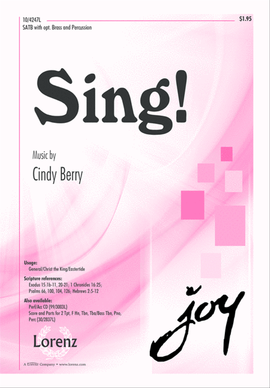 Sing! Sing! 4-Part scores gallery preview page 2