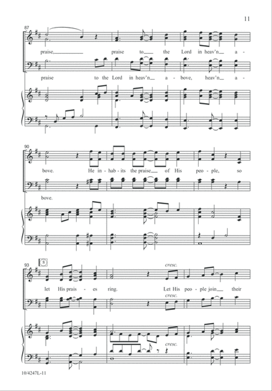 Sing! Sing! 4-Part scores gallery preview page 12