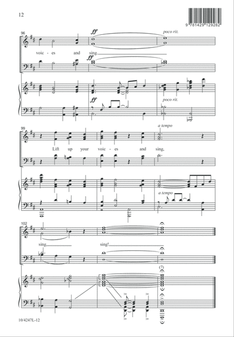 Sing! Sing! 4-Part scores gallery preview page 13