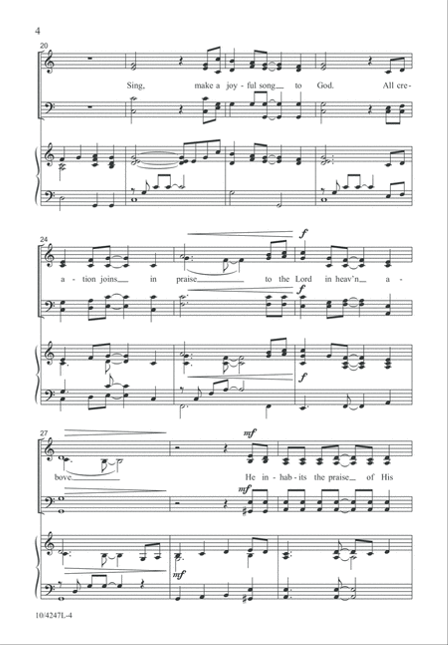Sing! Sing! 4-Part scores gallery preview page 5