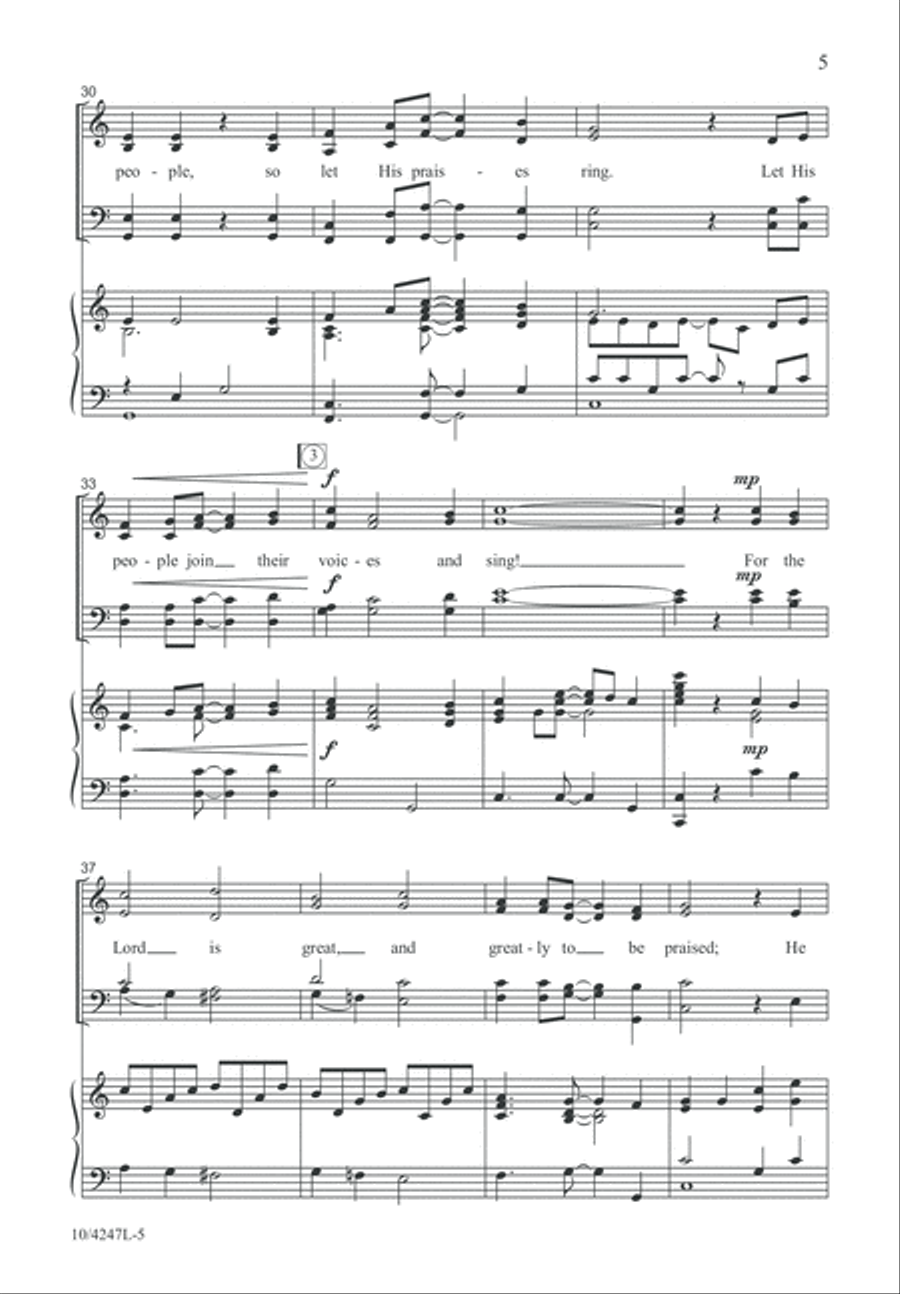Sing! Sing! 4-Part scores gallery preview page 6
