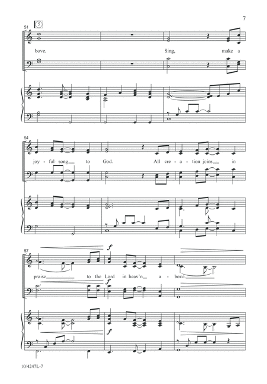 Sing! Sing! 4-Part scores gallery preview page 8