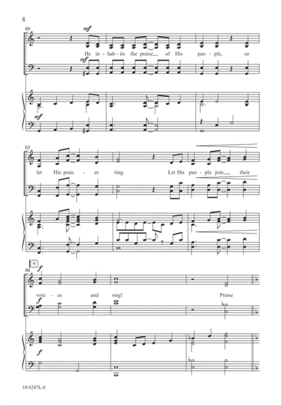 Sing! Sing! 4-Part scores gallery preview page 9