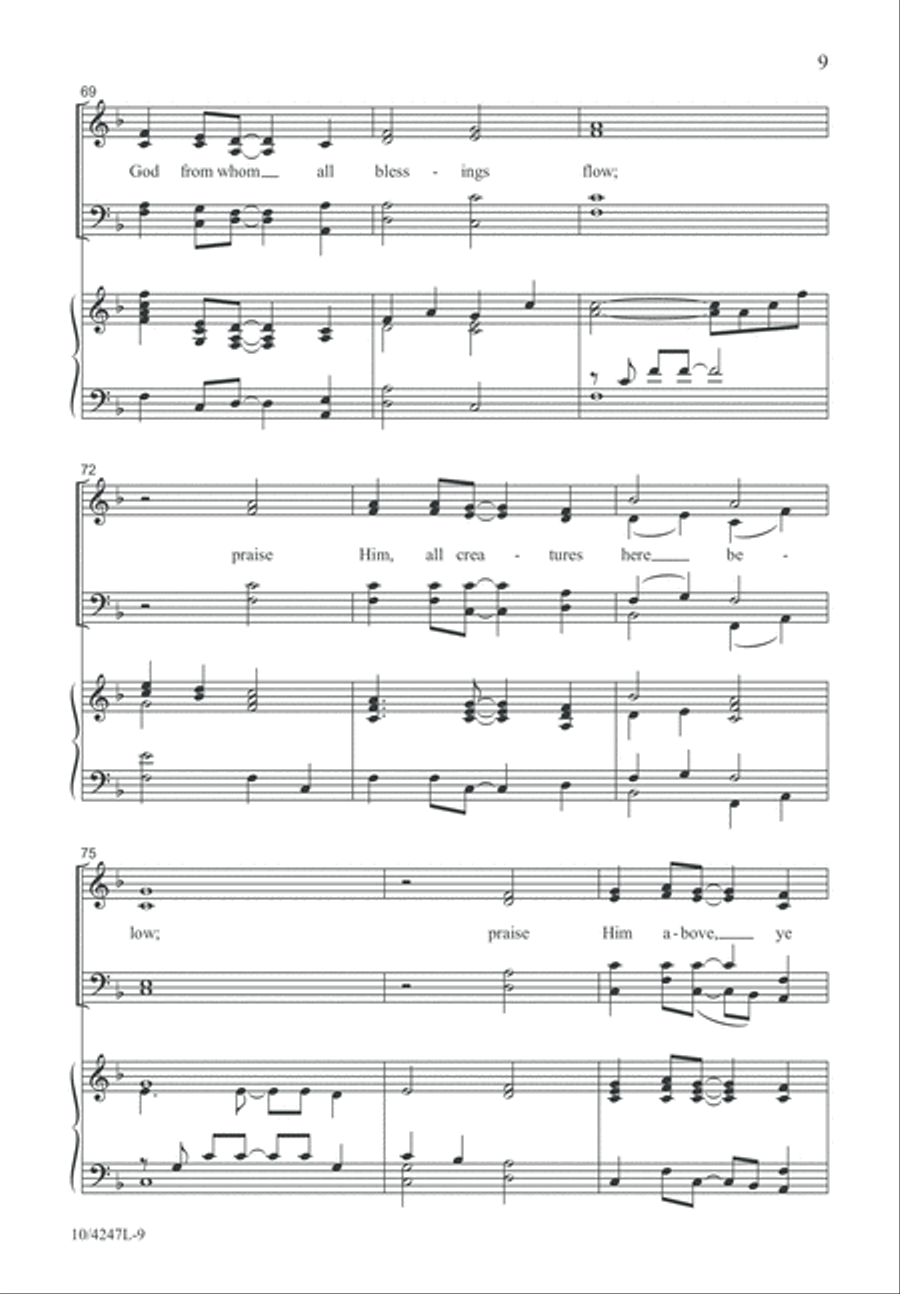 Sing! Sing! 4-Part scores gallery preview page 10