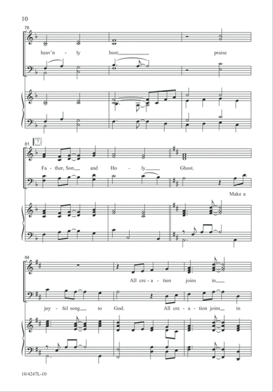 Sing! Sing! 4-Part scores gallery preview page 11
