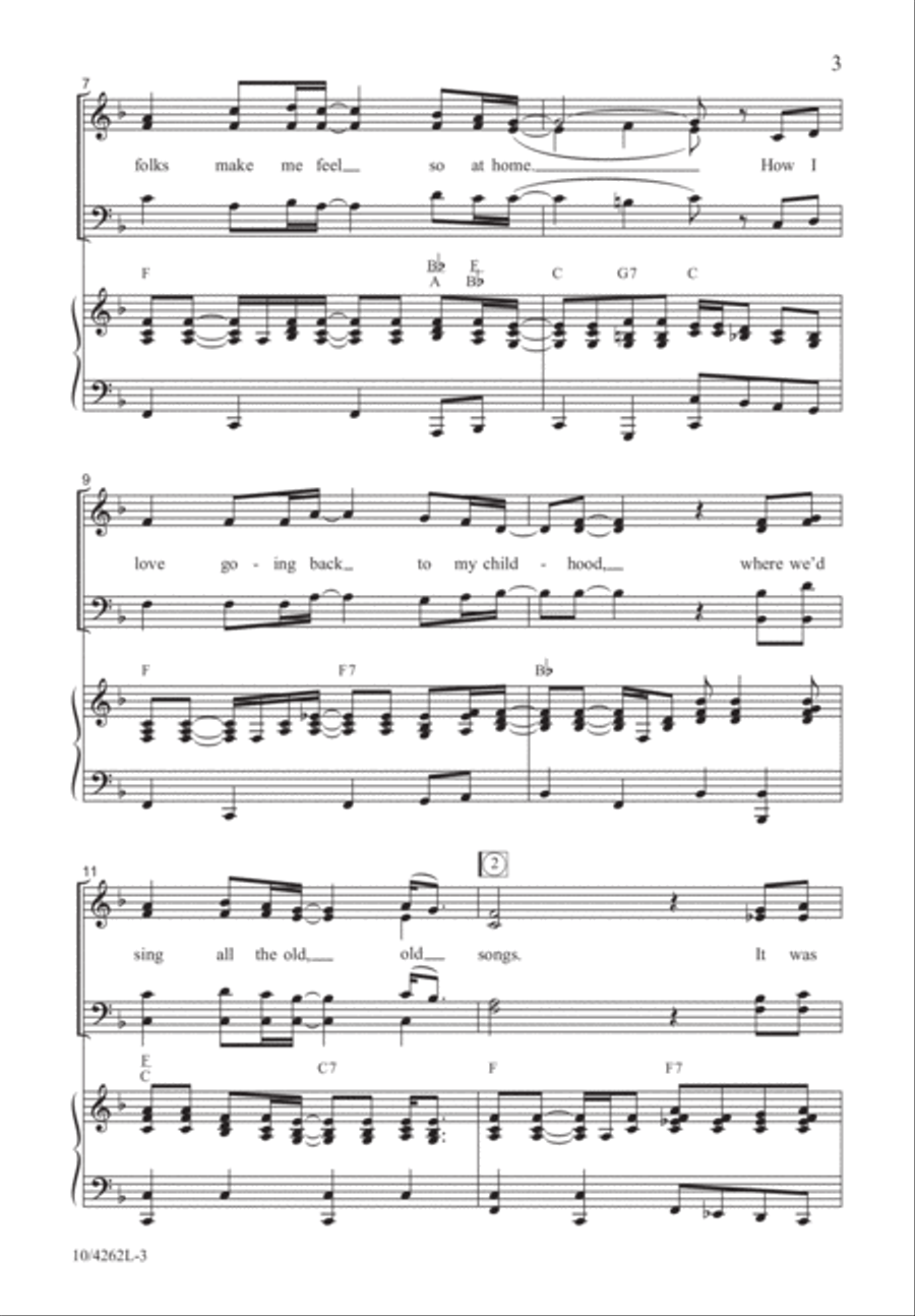 Back to the Church in the Wildwood 4-Part scores gallery preview page 4