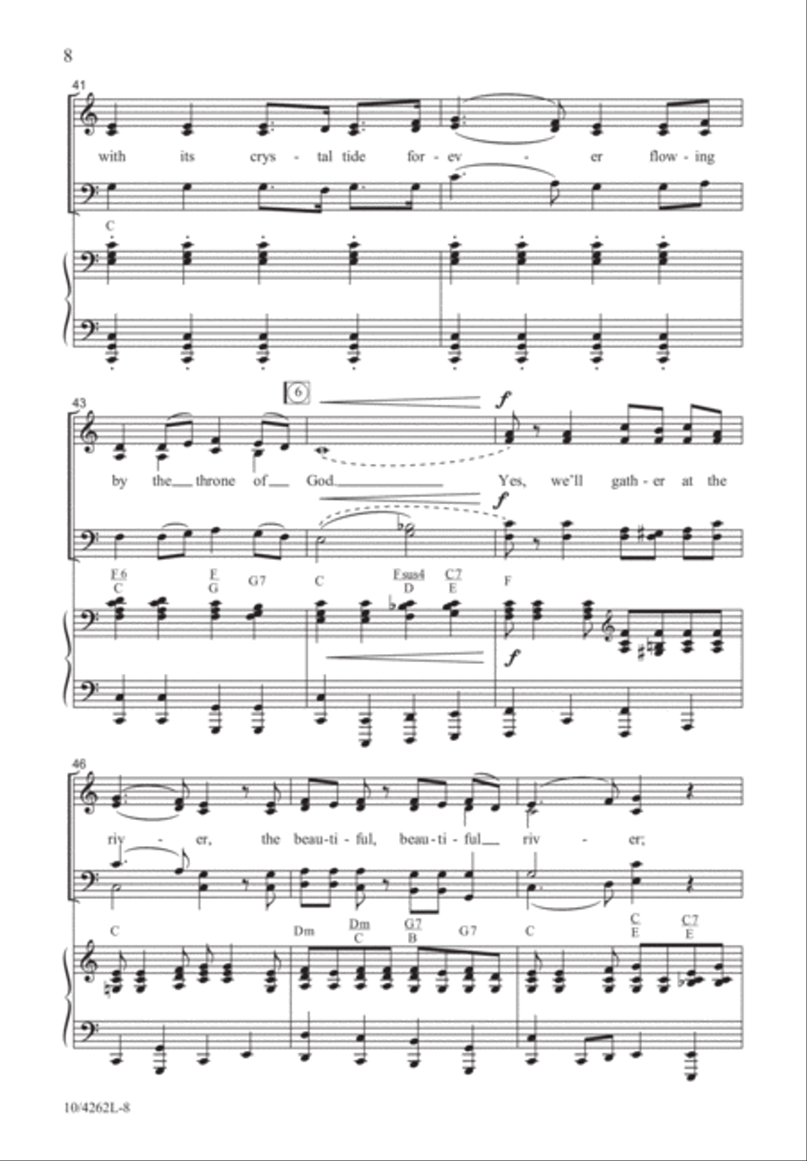 Back to the Church in the Wildwood 4-Part scores gallery preview page 9