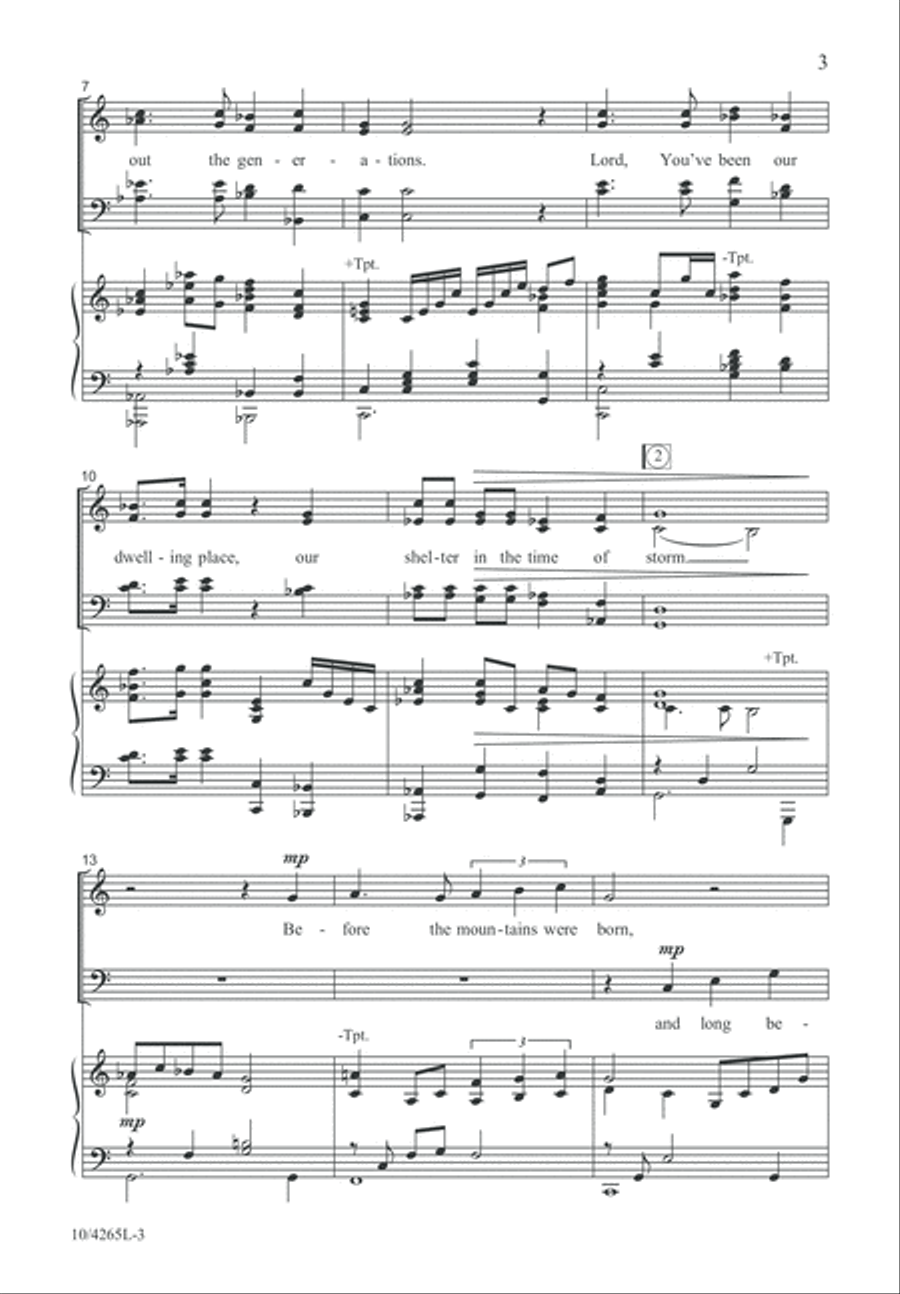 Our Dwelling Place Our Dwelling Place 4-Part scores gallery preview page 4