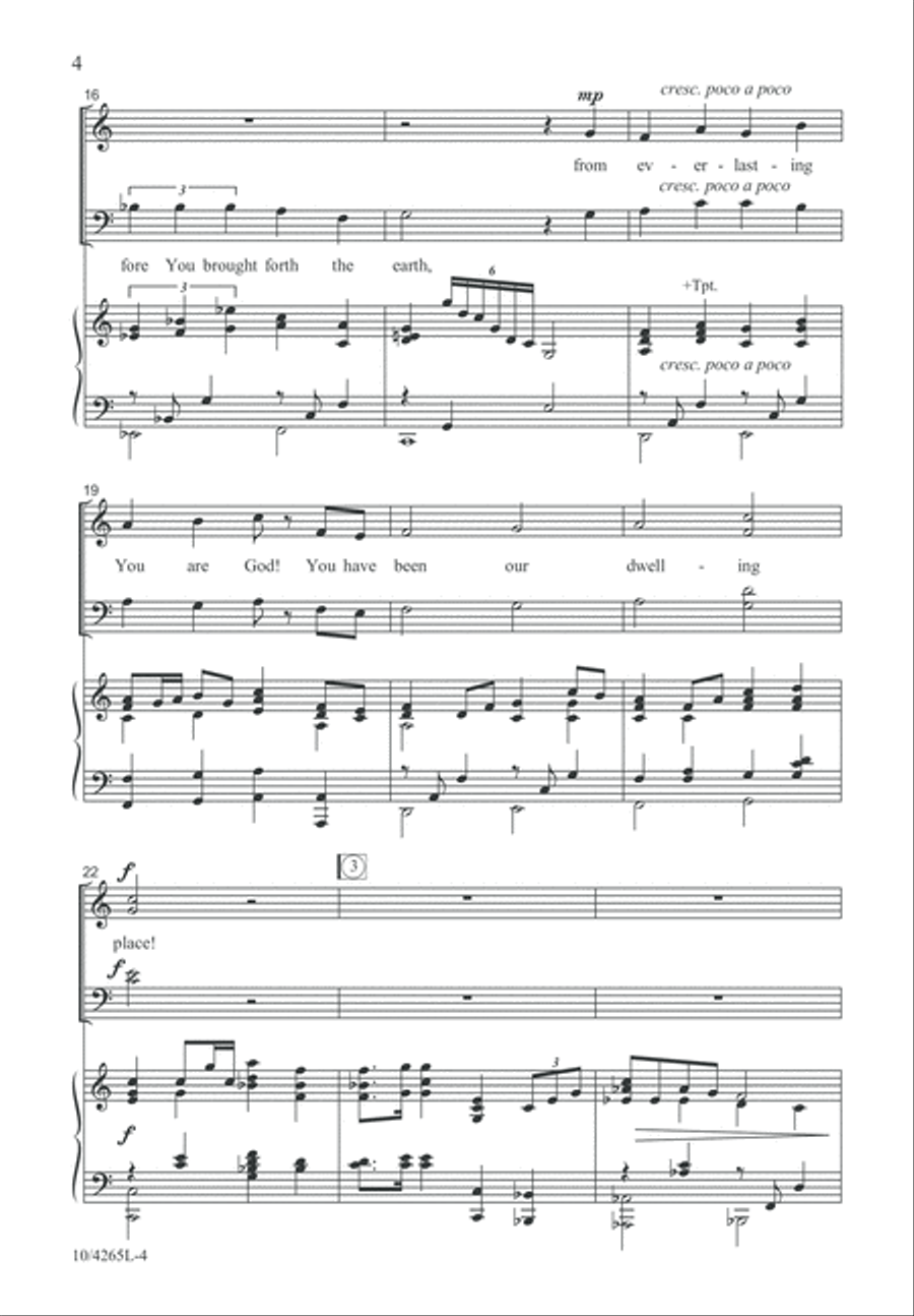 Our Dwelling Place Our Dwelling Place 4-Part scores gallery preview page 5