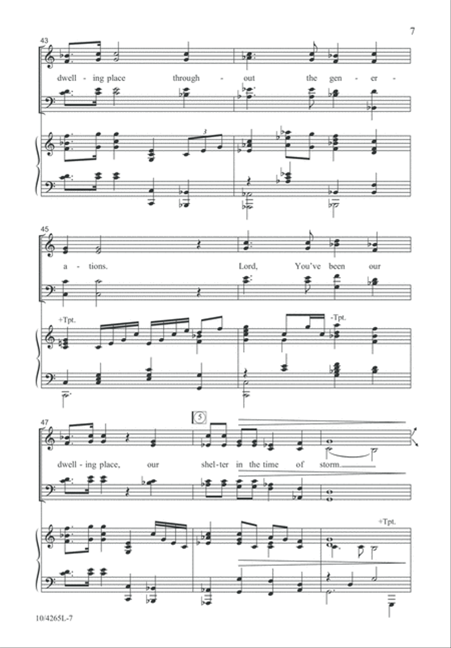 Our Dwelling Place Our Dwelling Place 4-Part scores gallery preview page 8