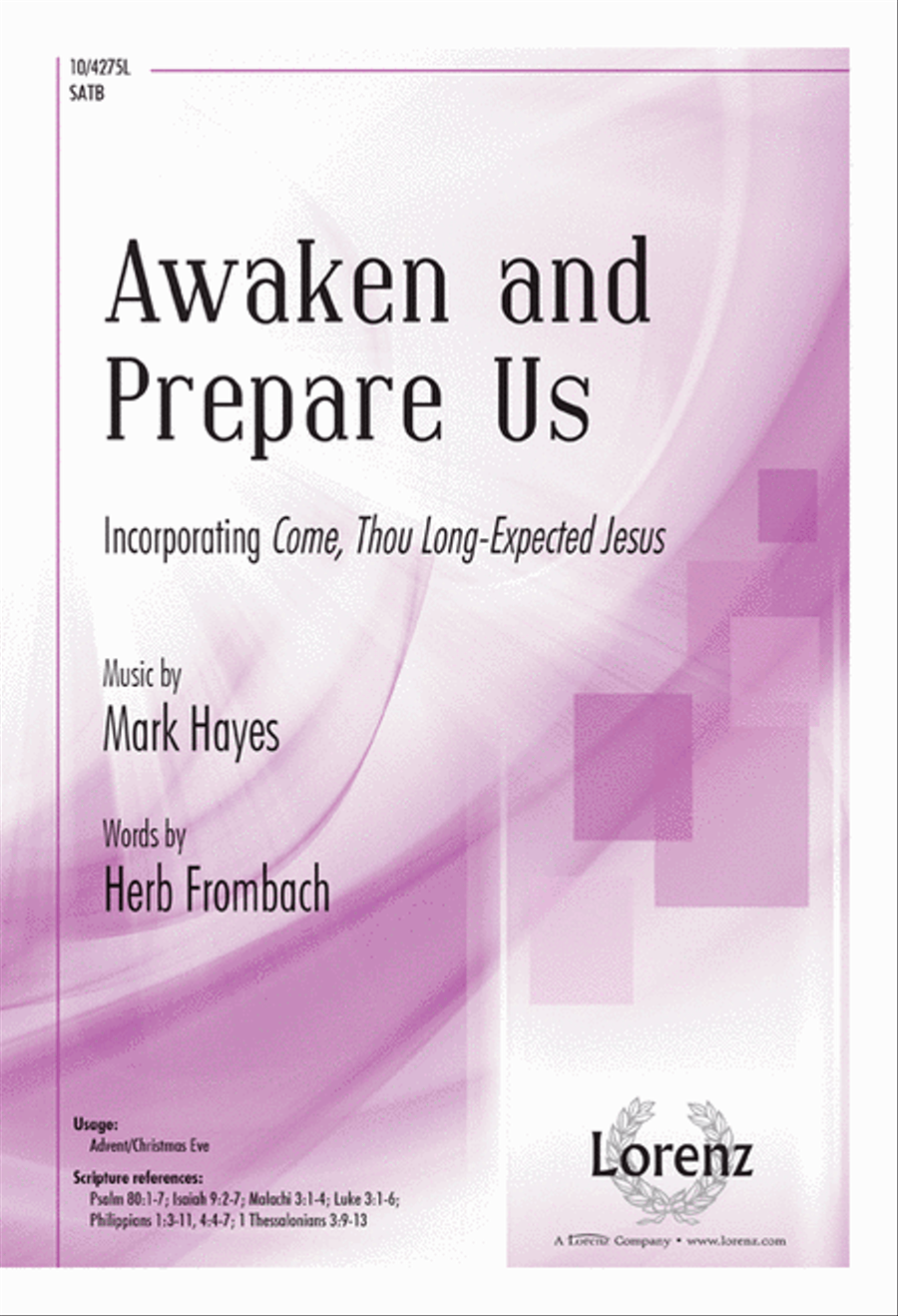 Awaken and Prepare Us 4-Part scores gallery preview page 1