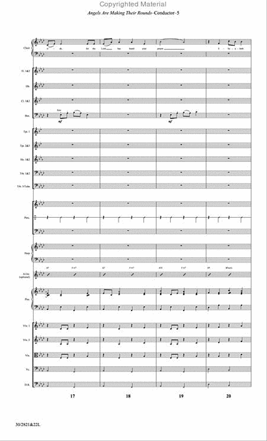 Angels Are Making Their Rounds - Orchestral Score and CD with Printable Parts Choir scores gallery preview page 6