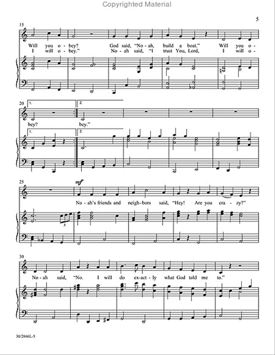 Sing Along with Sacred Songs - Songbook with Performance/Accompaniment CD Unison Choir scores gallery preview page 3