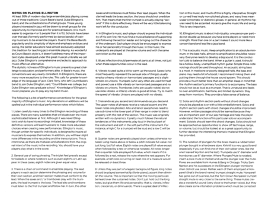 Sunset and the Mocking Bird (from The Queen's Suite) Jazz Ensemble scores gallery preview page 3