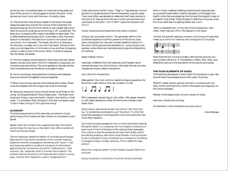 Sunset and the Mocking Bird (from The Queen's Suite) Jazz Ensemble scores gallery preview page 4