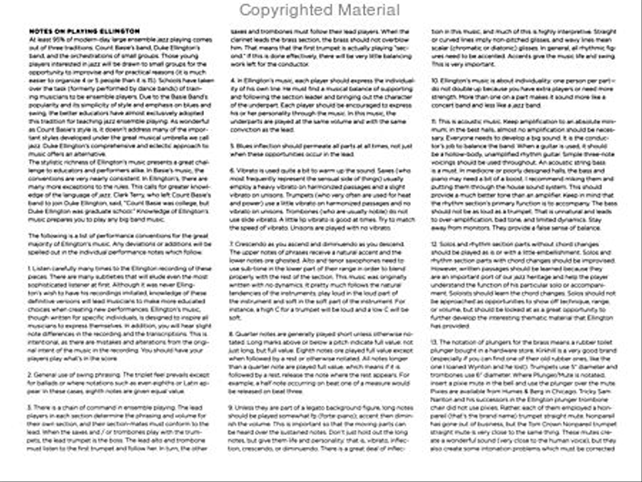 Sunset and the Mocking Bird (from The Queen's Suite) Jazz Ensemble scores gallery preview page 3