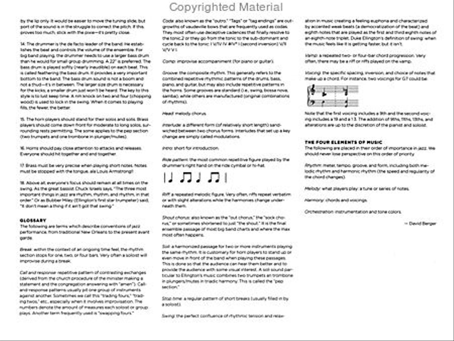 Sunset and the Mocking Bird (from The Queen's Suite) Jazz Ensemble scores gallery preview page 4