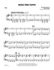 Rock This Town - Piano