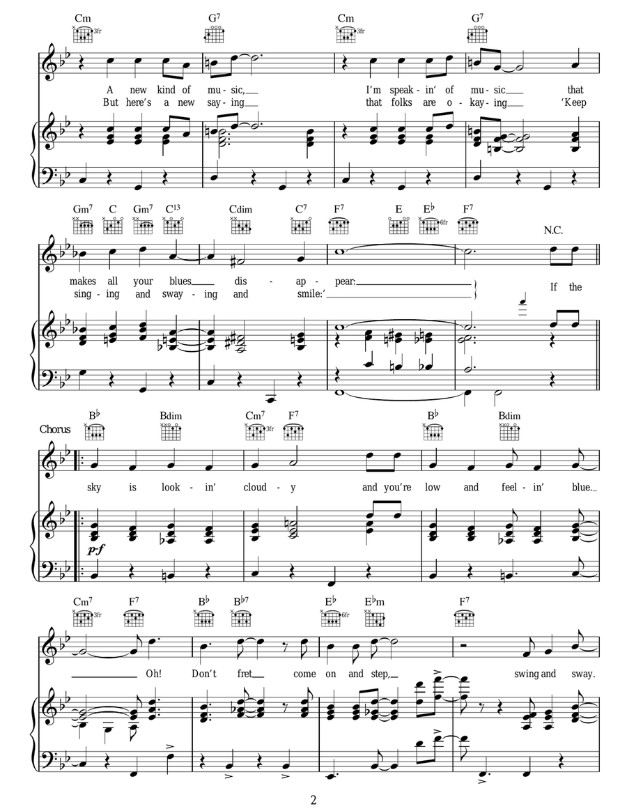 Swing And Sway Guitar scores gallery preview page 2