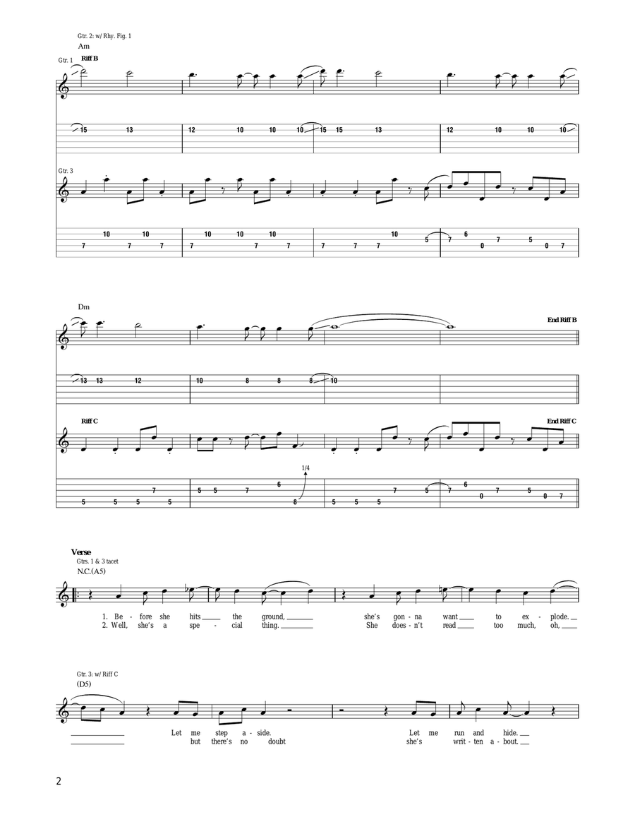 Run Right Back Run Right Back Acoustic Guitar scores gallery preview page 2