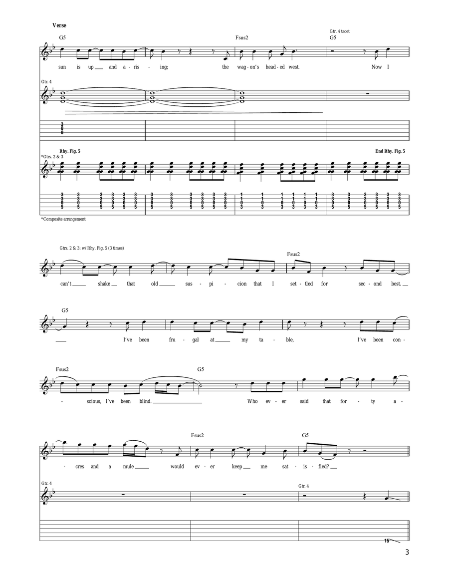 The Whale That Swallowed Jonah Acoustic Guitar scores gallery preview page 3