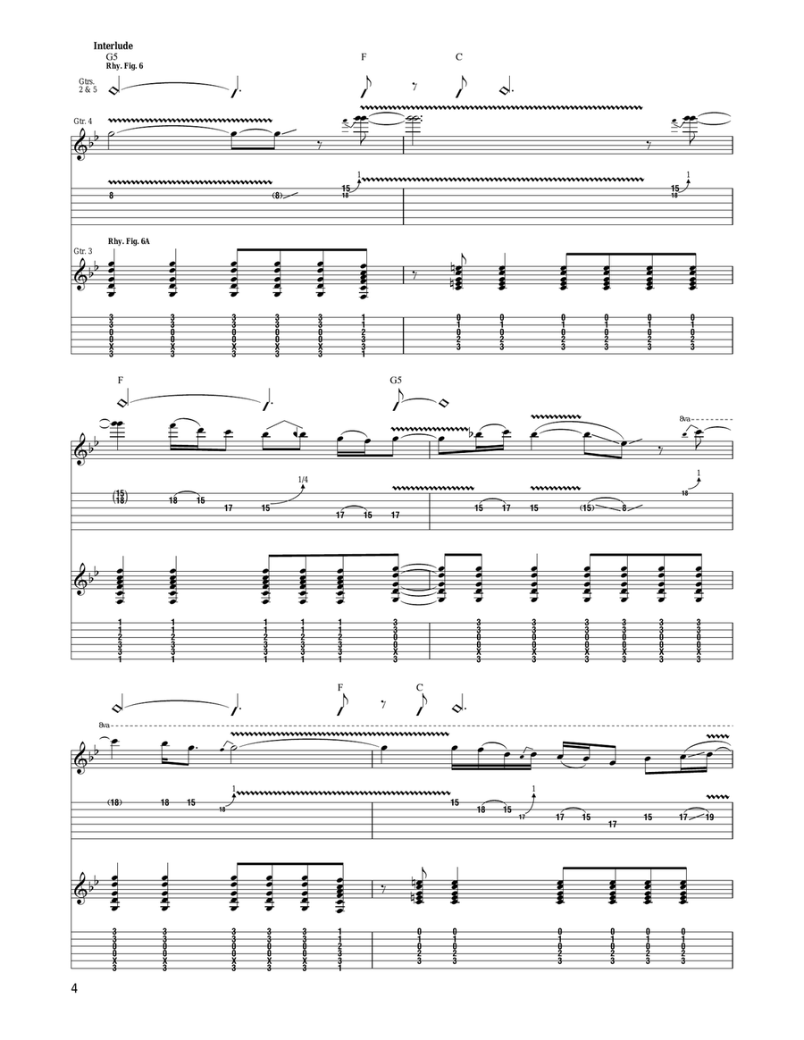 The Whale That Swallowed Jonah Acoustic Guitar scores gallery preview page 4