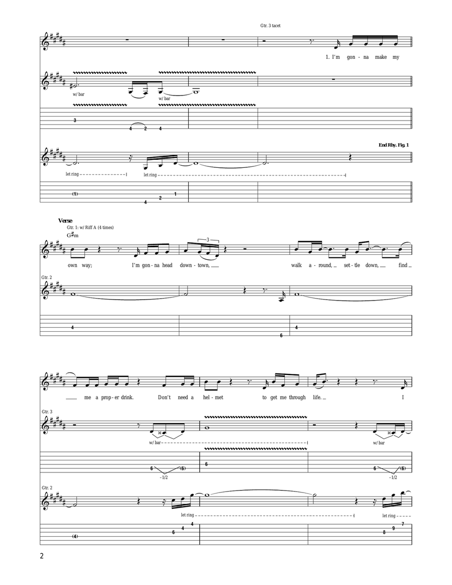 Dust Bowl Dust Bowl Acoustic Guitar scores gallery preview page 2