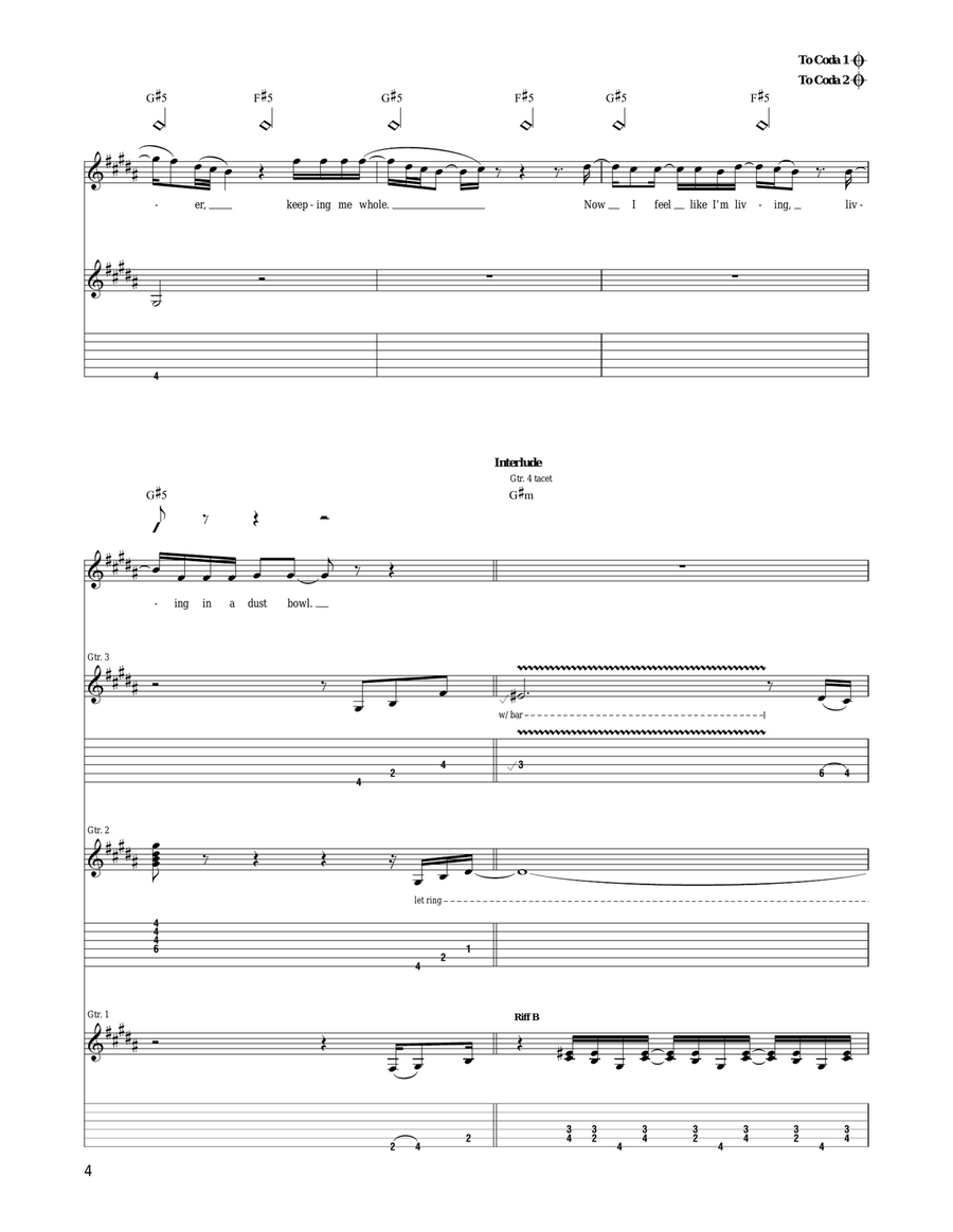 Dust Bowl Dust Bowl Acoustic Guitar scores gallery preview page 4