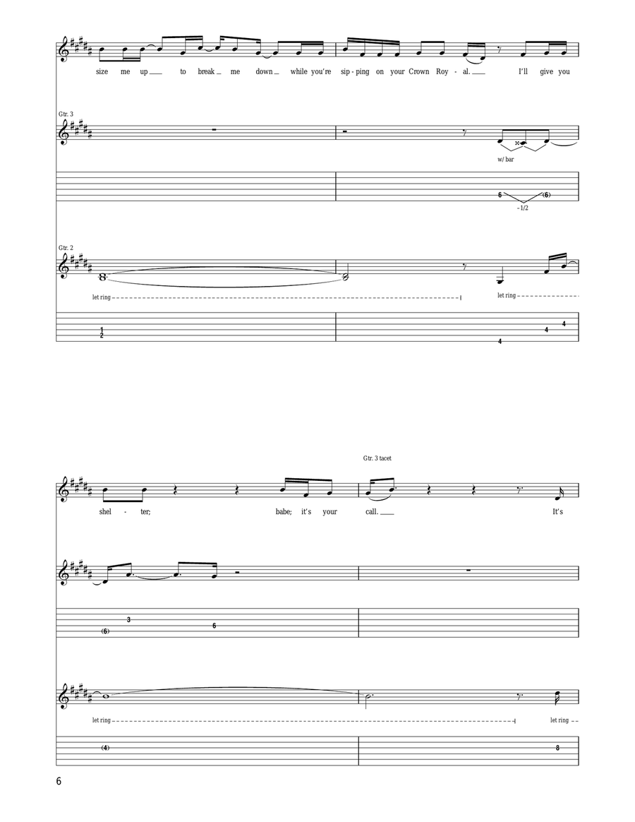 Dust Bowl Dust Bowl Acoustic Guitar scores gallery preview page 6