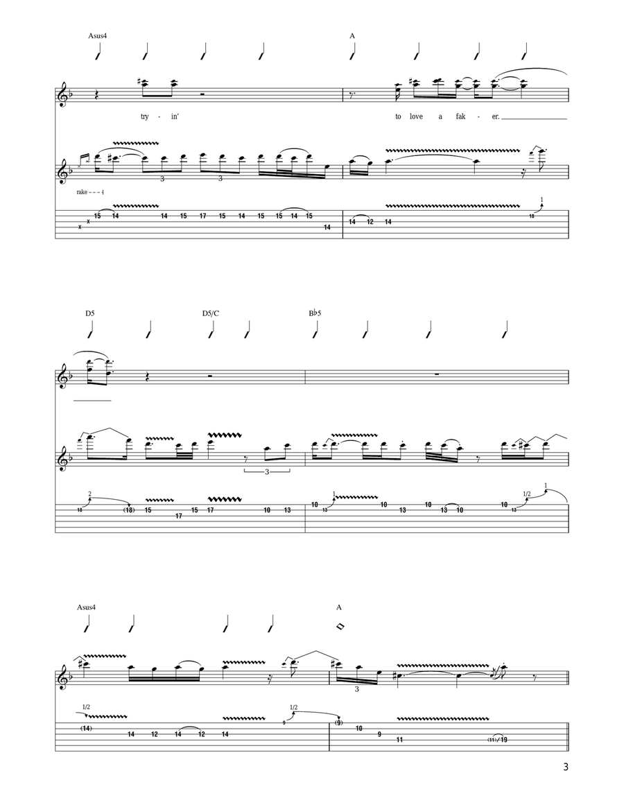 Heartbreaker Heartbreaker Acoustic Guitar scores gallery preview page 3