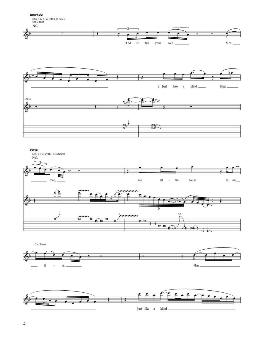 Heartbreaker Heartbreaker Acoustic Guitar scores gallery preview page 4