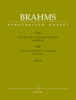 Trio for Violin, Horn (Viola or Violoncello) and Piano, op. 40