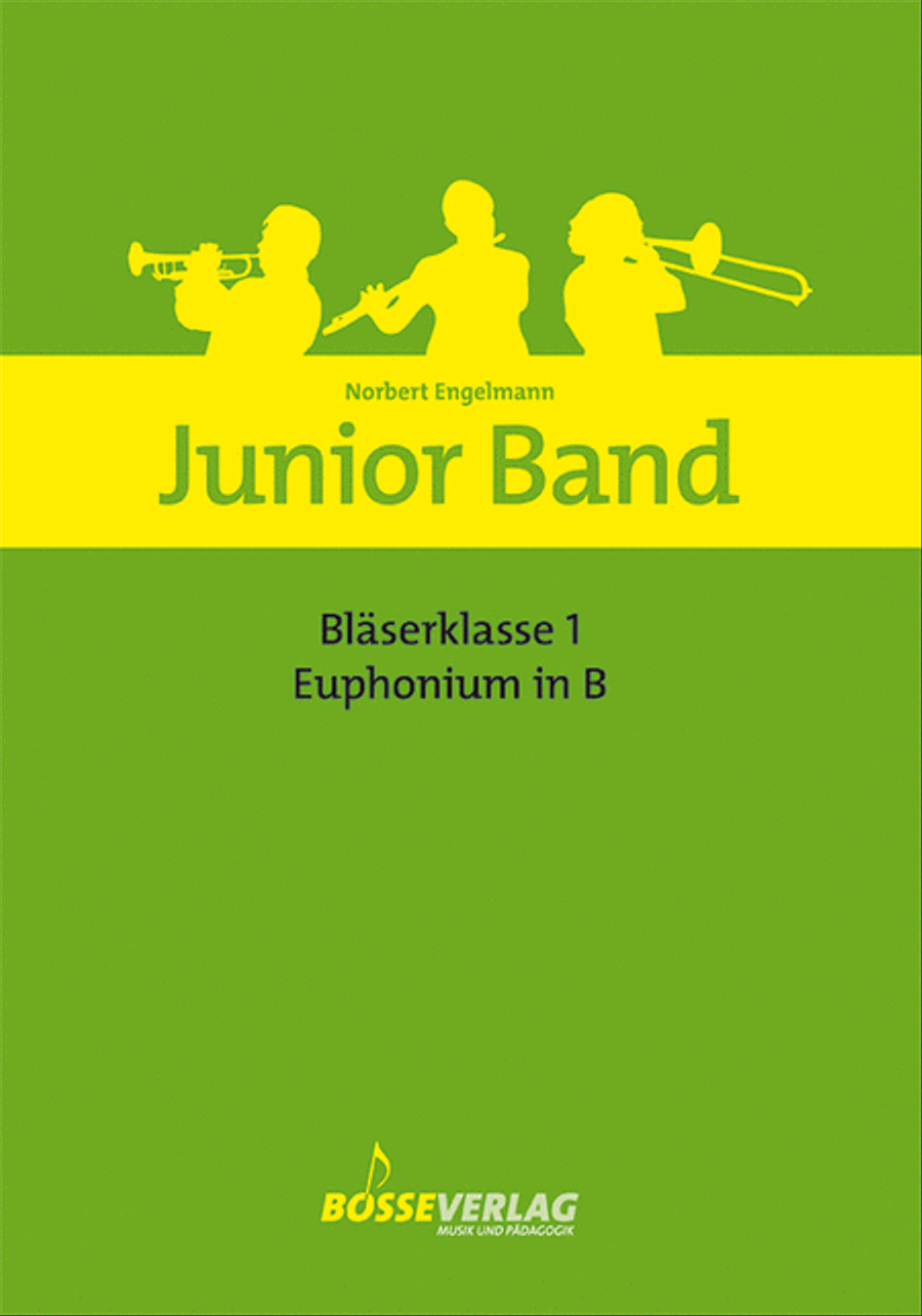 Junior Band Bläserklasse 1 for Euphonium in B Euphonium scores gallery preview page 1