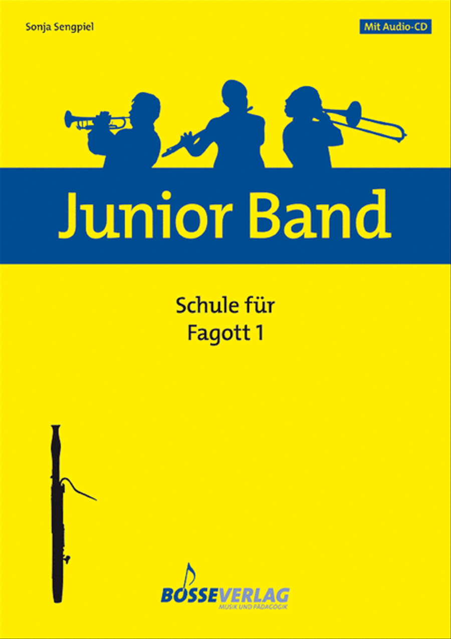Junior Band Schule 1 for Fagott Bassoon Solo scores gallery preview page 1