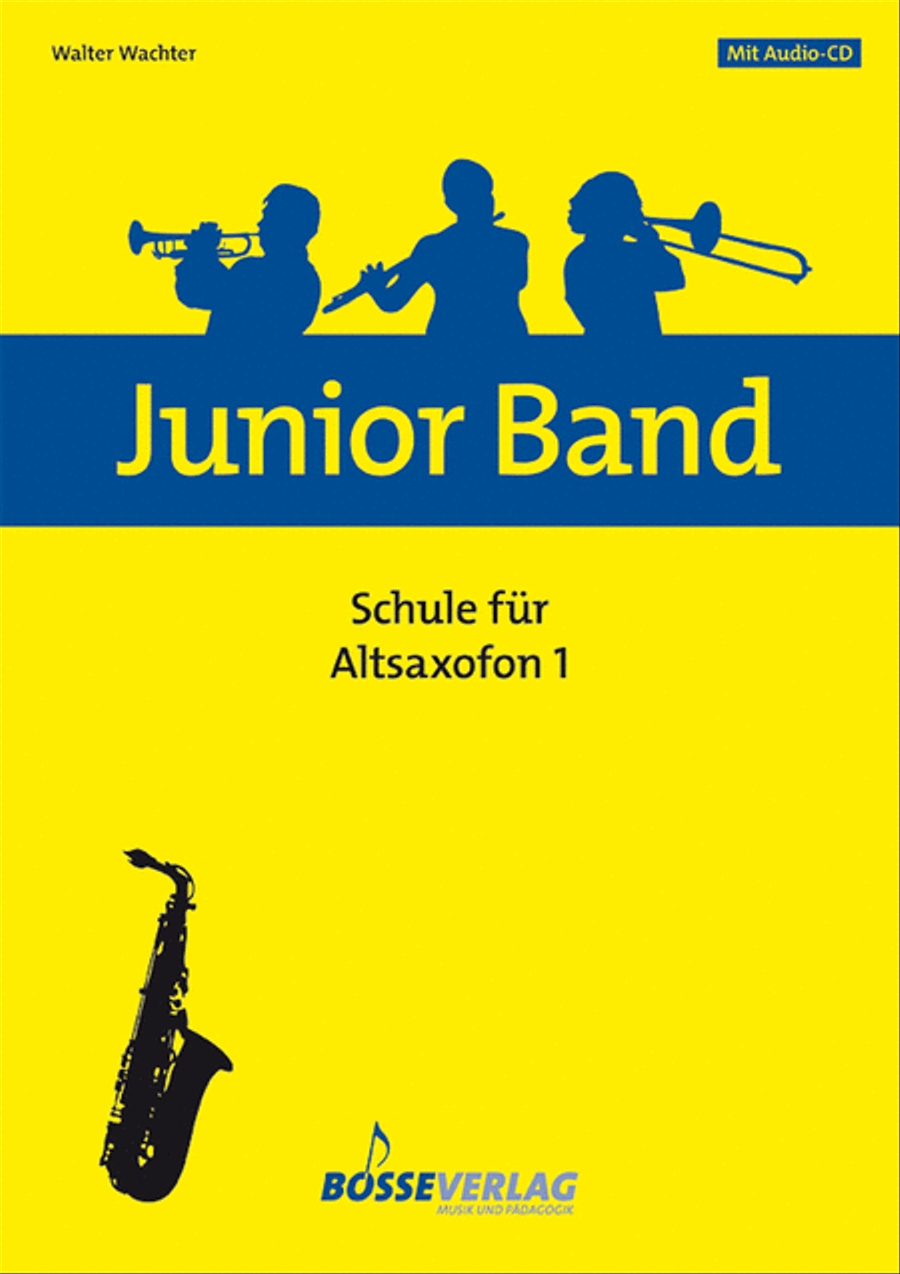 Junior Band Schule 1 for Altsaxofon (Baritonsaxofon) Baritone Saxophone scores gallery preview page 1