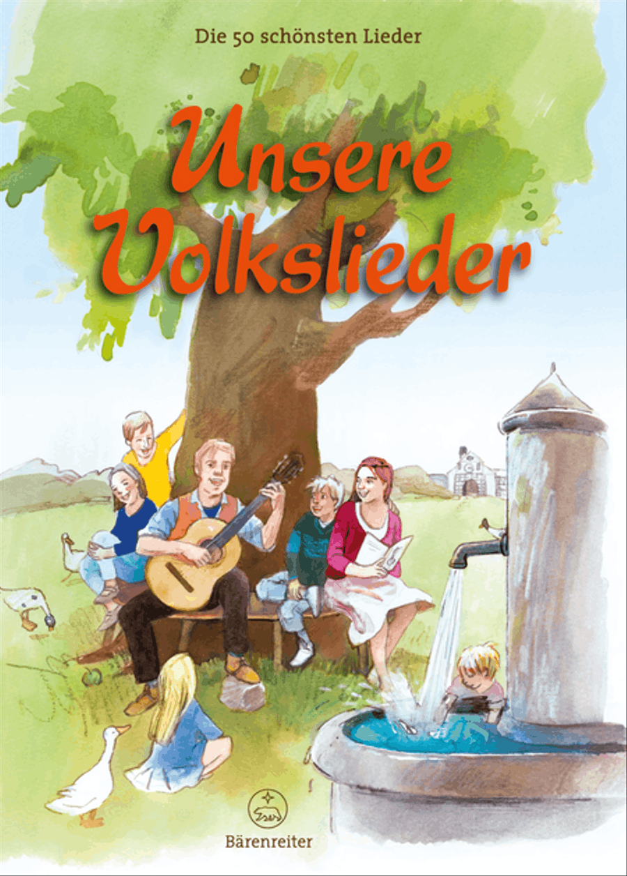Unsere Volkslieder Classical Guitar scores gallery preview page 1