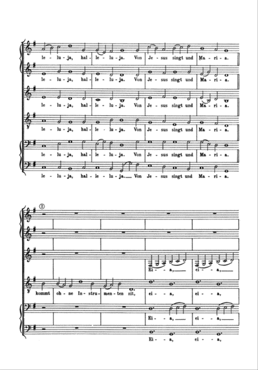 Heidelberger Chorblätter no. 13 4-Part scores gallery preview page 2