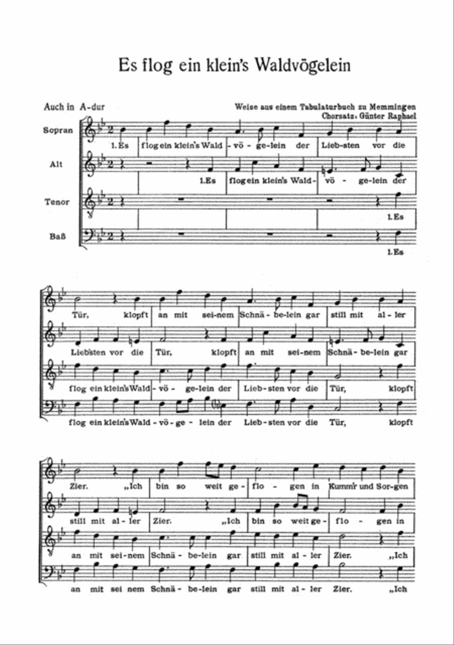 Heidelberger Chorblätter no. 27 4-Part scores gallery preview page 2
