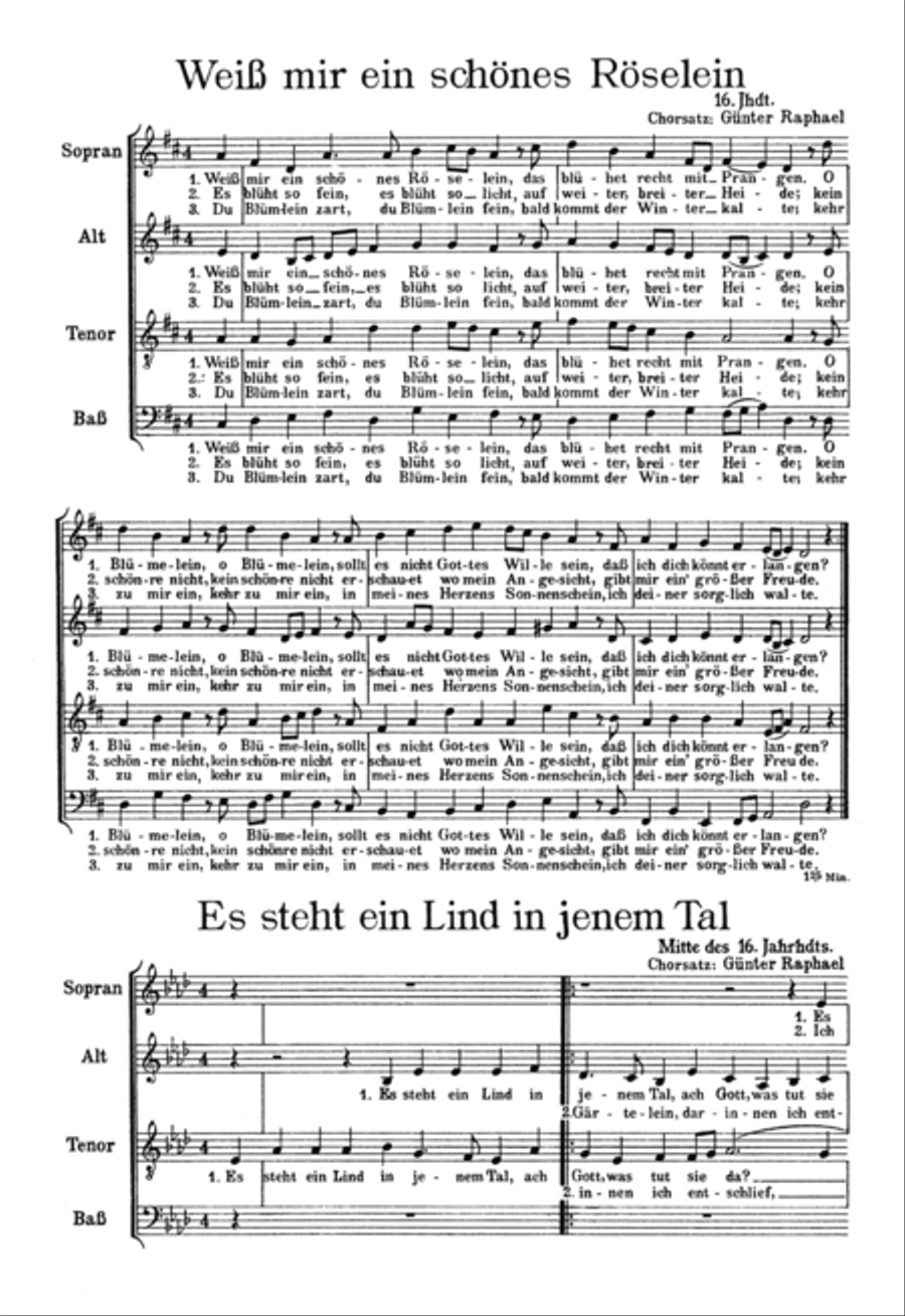 Heidelberger Chorblätter no. 28 4-Part scores gallery preview page 2