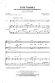 Give Thanks (arr. Vicki Tucker Courtney)