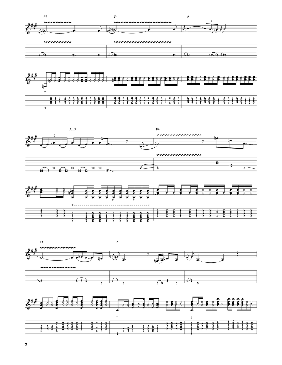 Little One Little One Guitar Tablature scores gallery preview page 2