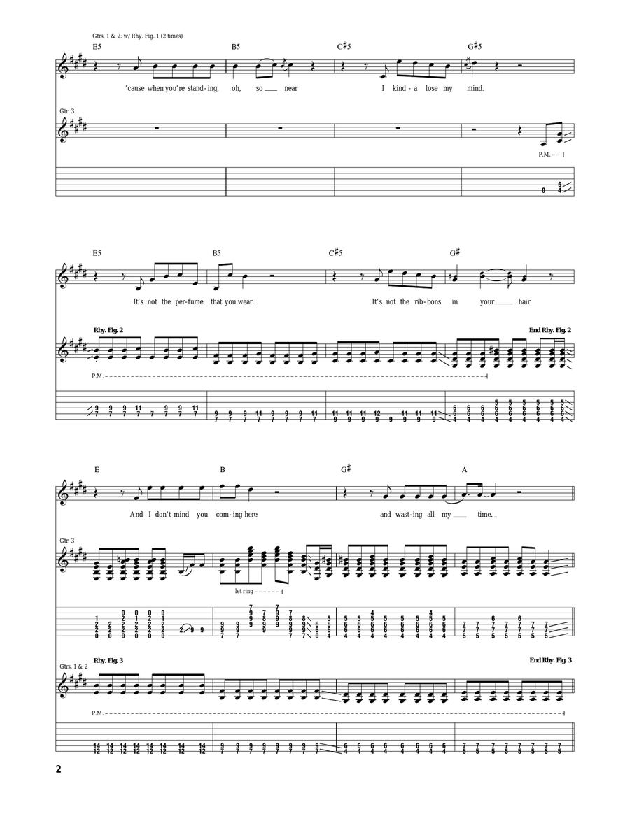 Just What I Needed Acoustic Guitar scores gallery preview page 2
