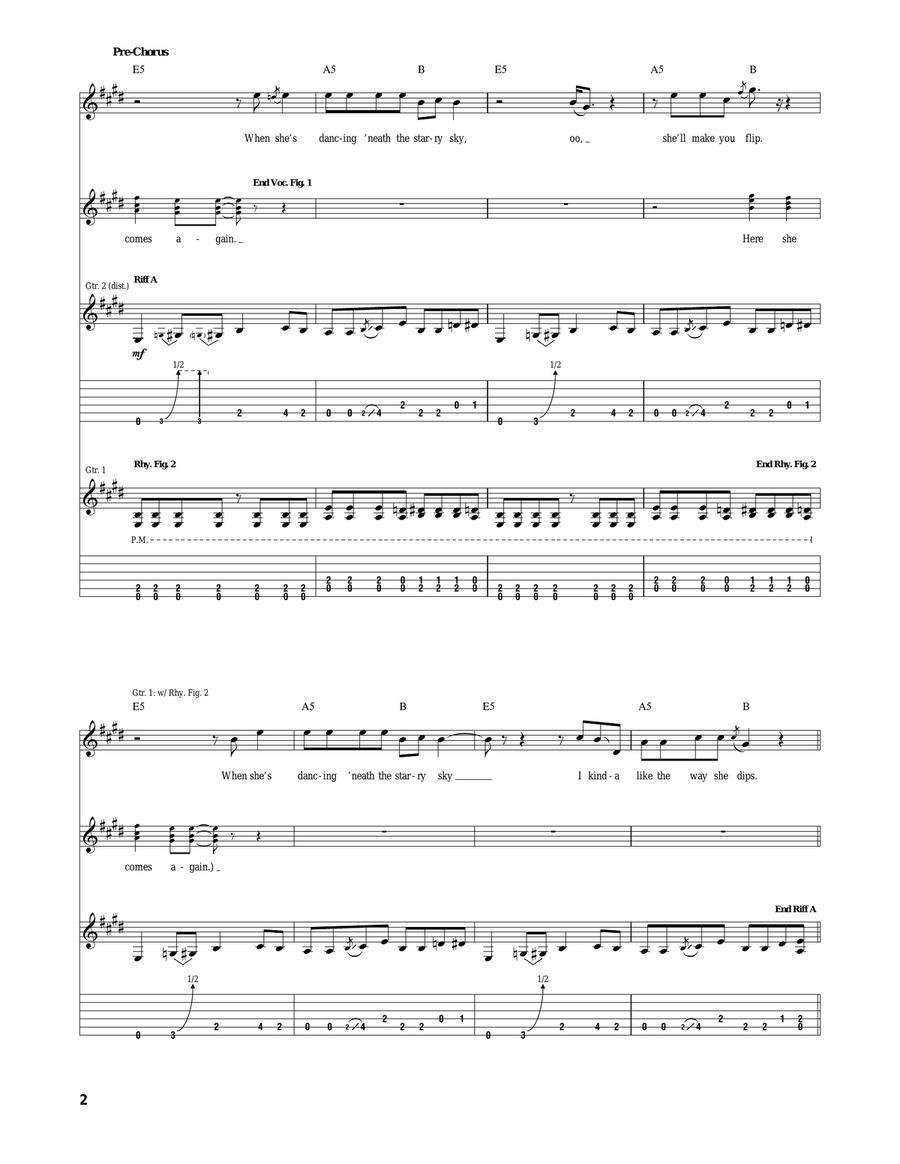 My Best Friend's Girl My Best Friend's Girl Acoustic Guitar scores gallery preview page 2