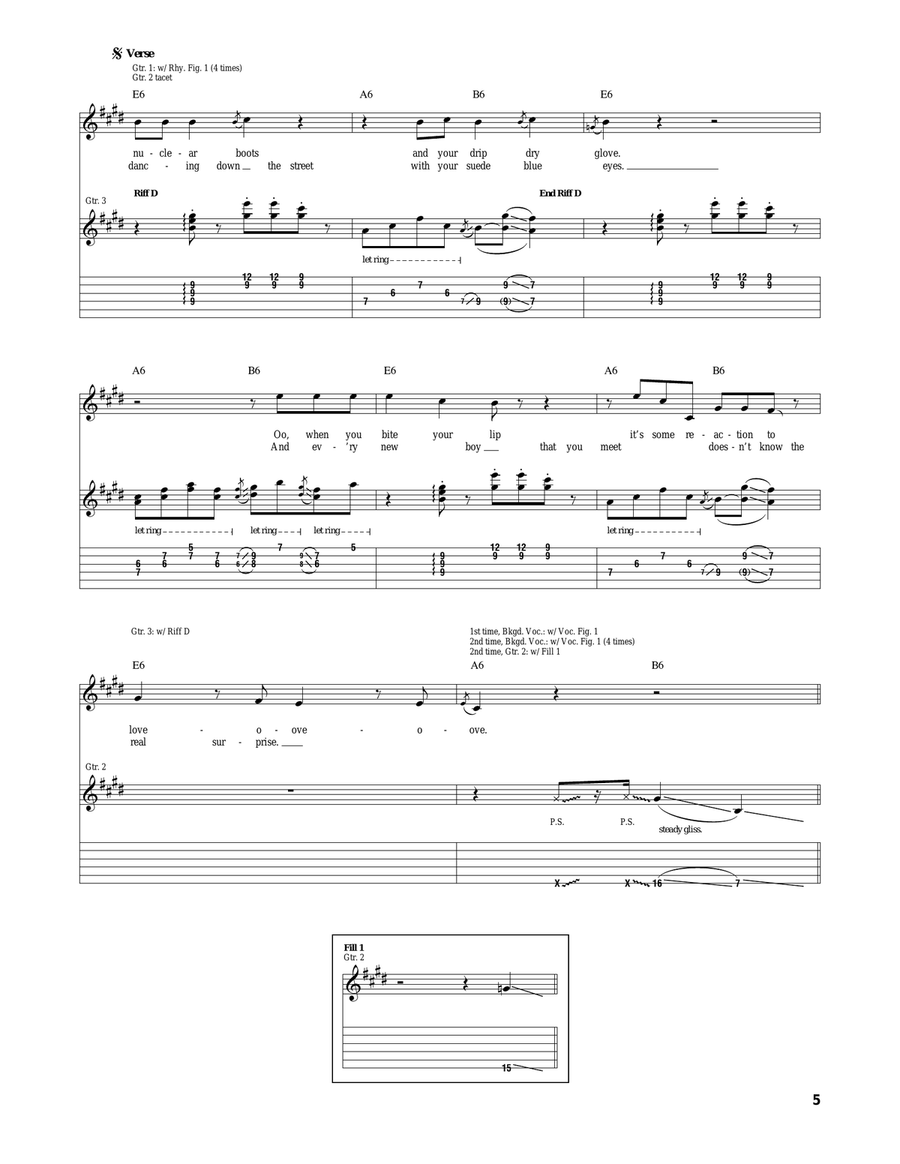 My Best Friend's Girl My Best Friend's Girl Acoustic Guitar scores gallery preview page 5